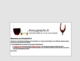 annuairevin.fr screenshot
