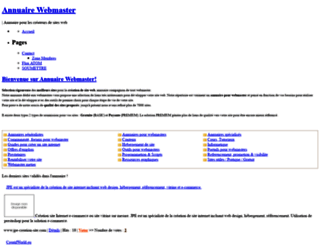 annuairewebmaster.com screenshot
