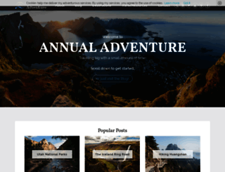 annualadventure.com screenshot