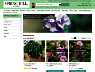 annualflowerstore.com screenshot