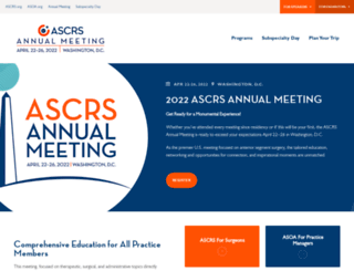 annualmeeting.ascrs.org screenshot