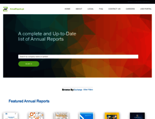 annualreports.pk screenshot