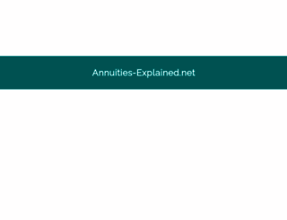 annuities-explained.net screenshot