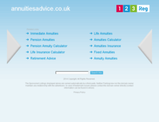 annuitiesadvice.co.uk screenshot