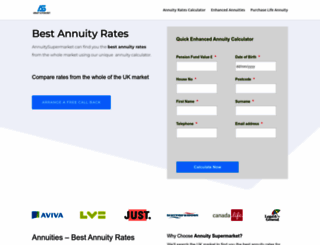 annuitysupermarket.com screenshot