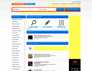 annuncisulweb.com screenshot