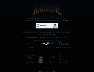 anodynegame.com screenshot