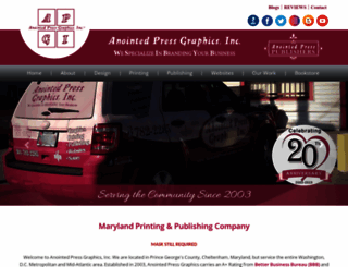 anointedpresspublishers.com screenshot