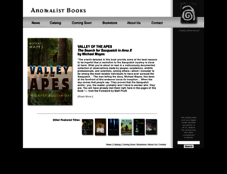 anomalistbooks.com screenshot