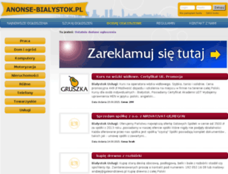 anonse-bialystok.pl screenshot