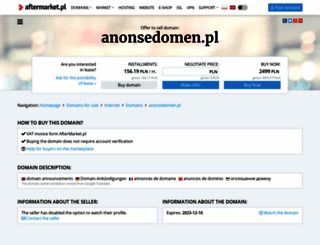 anonsedomen.pl screenshot