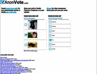 anonvote.com screenshot