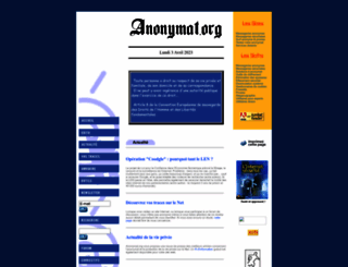 anonymat.org screenshot