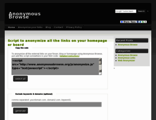 anonymousbrowse.org screenshot