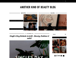 anotherkindofbeautyblog.com screenshot