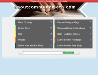 anoutcommunemeta.com screenshot