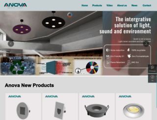 anova-lighting.com screenshot