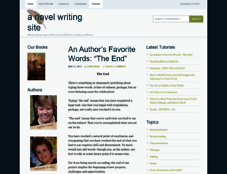 anovelwritingsite.com screenshot