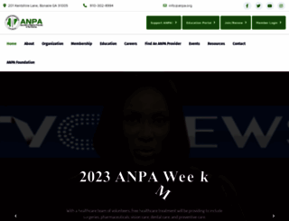 anpa.org screenshot