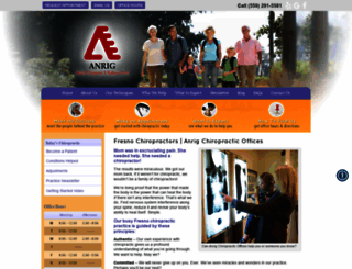 anrigchiropractic.com screenshot