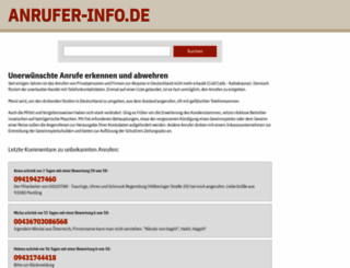 anrufer-info.de screenshot