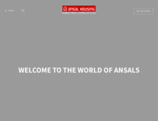ansals.com screenshot