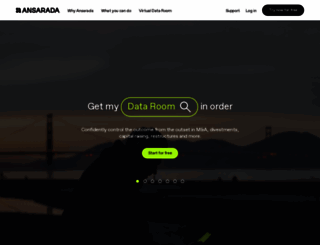 ansarada.com screenshot