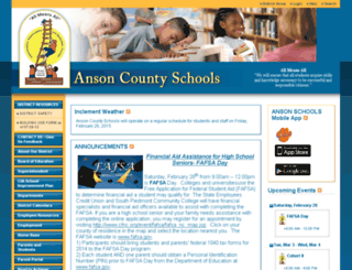 ansonschools.org screenshot
