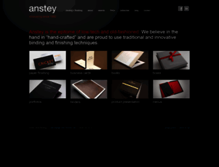 ansteybookbinding.com screenshot