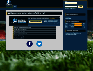 anstoss-online.de screenshot