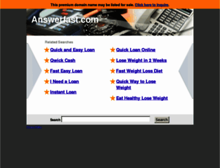 answerfast.com screenshot