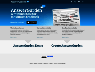 answergarden.ch screenshot