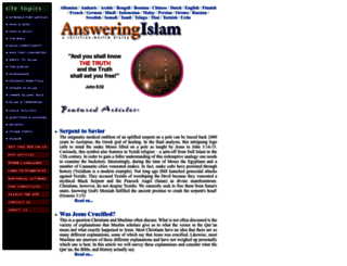 answering-islam.net screenshot