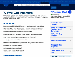 answers.kgb.com screenshot