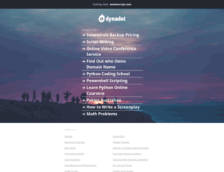 answerscript.com screenshot