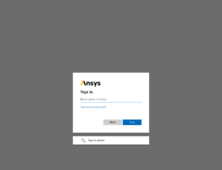 ansys.gosavo.com screenshot
