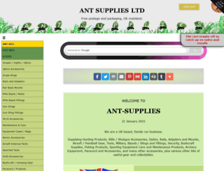ant-supplies.co.uk screenshot