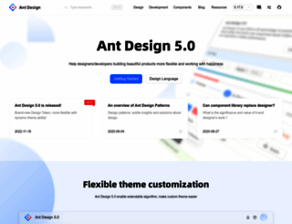 ant.design screenshot