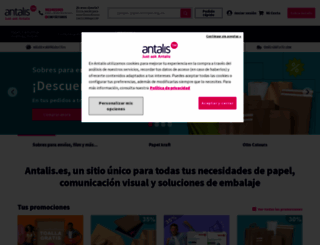 antalis.es screenshot