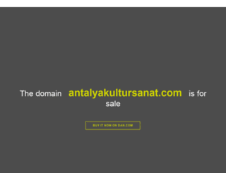 antalyakultursanat.com screenshot