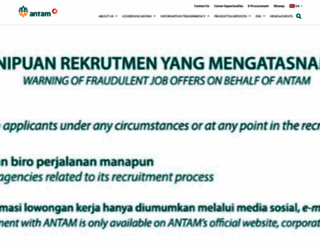 antam.com screenshot