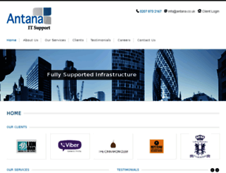 antana.co.uk screenshot