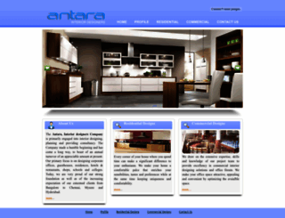 antarainteriordesigners.com screenshot