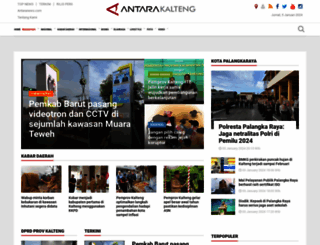 antarakalteng.com screenshot