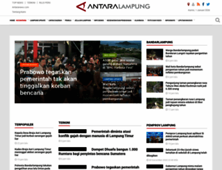 antaralampung.com screenshot