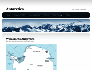 antarctica.co.za screenshot