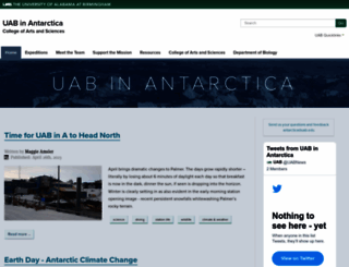 antarctica.uab.edu screenshot