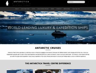 antarcticatravelcentre.com.au screenshot