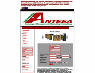 anteea-estate.ro screenshot