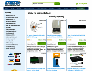 antenex.cz screenshot
